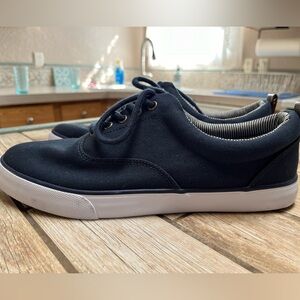 Goodfellow & Co Mens Sneakers Size 9.5 Canvas Casual Shoes Navy Blue